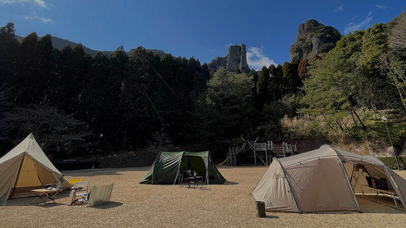 黒髪山キャンプ場（乳待坊公園いこいの広場キャンプ場）の写真